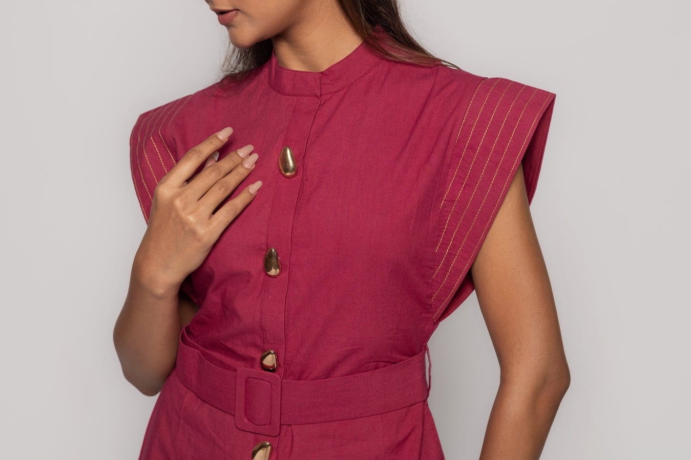 INEZ POPLIN MINI DRESS