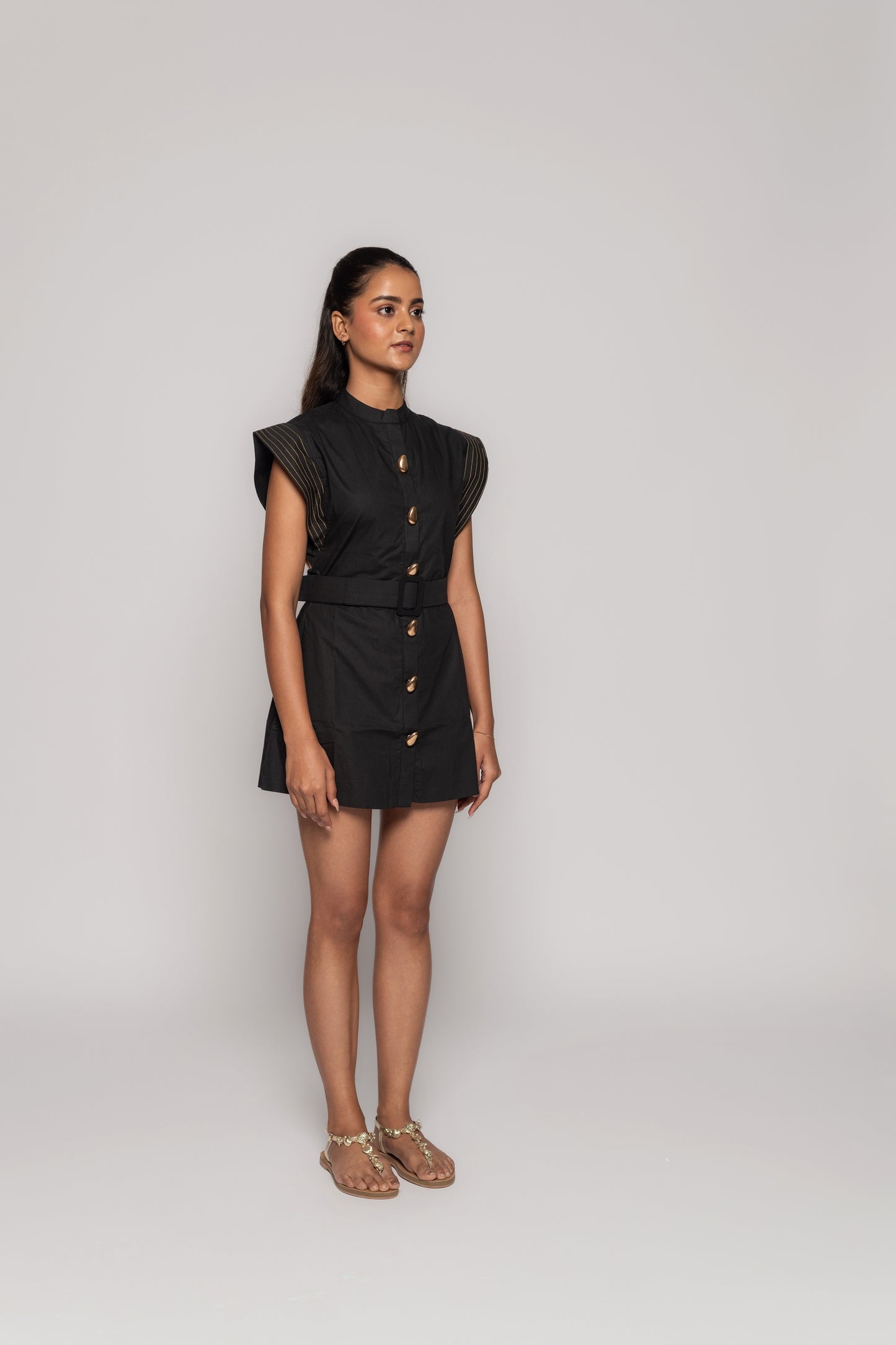 INEZ POPLIN MINI DRESS