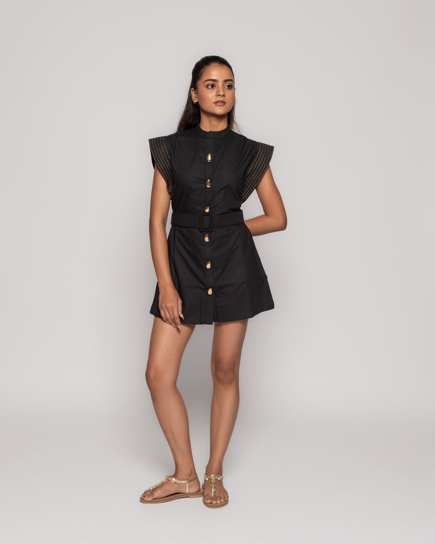 INEZ POPLIN MINI DRESS