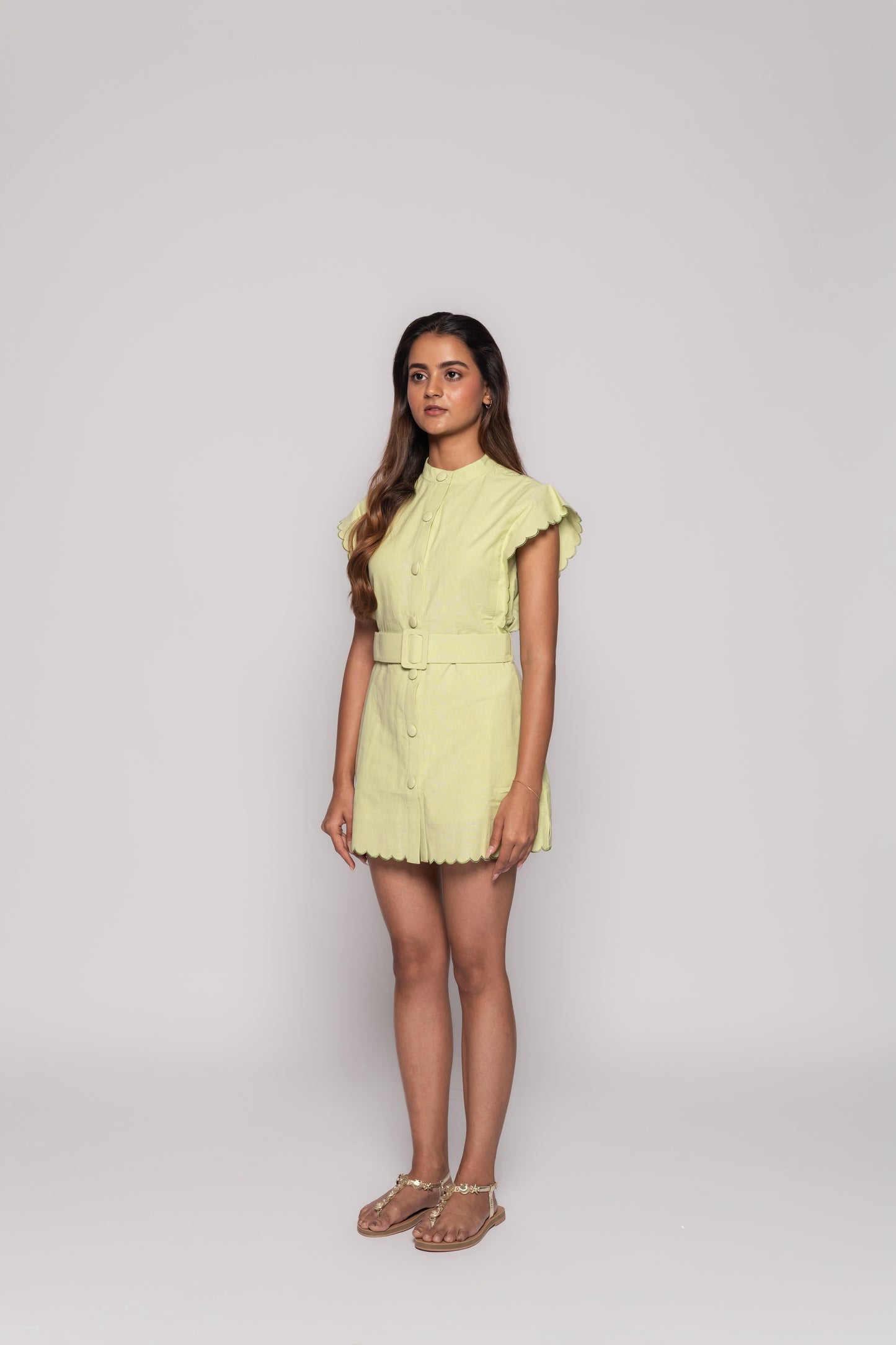 NAIA LINEN MINI DRESS