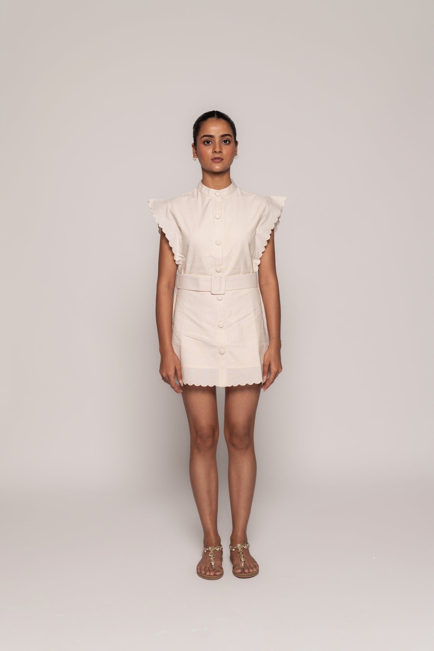 NAIA LINEN MINI DRESS