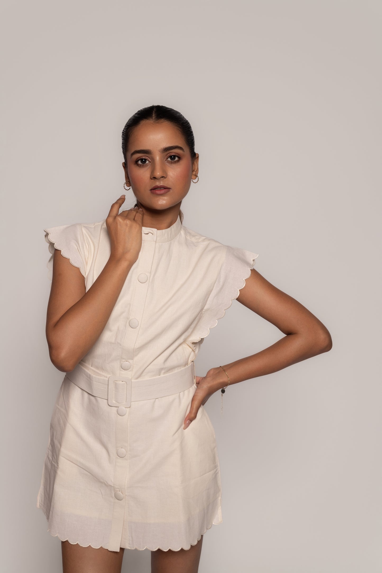 NAIA LINEN MINI DRESS