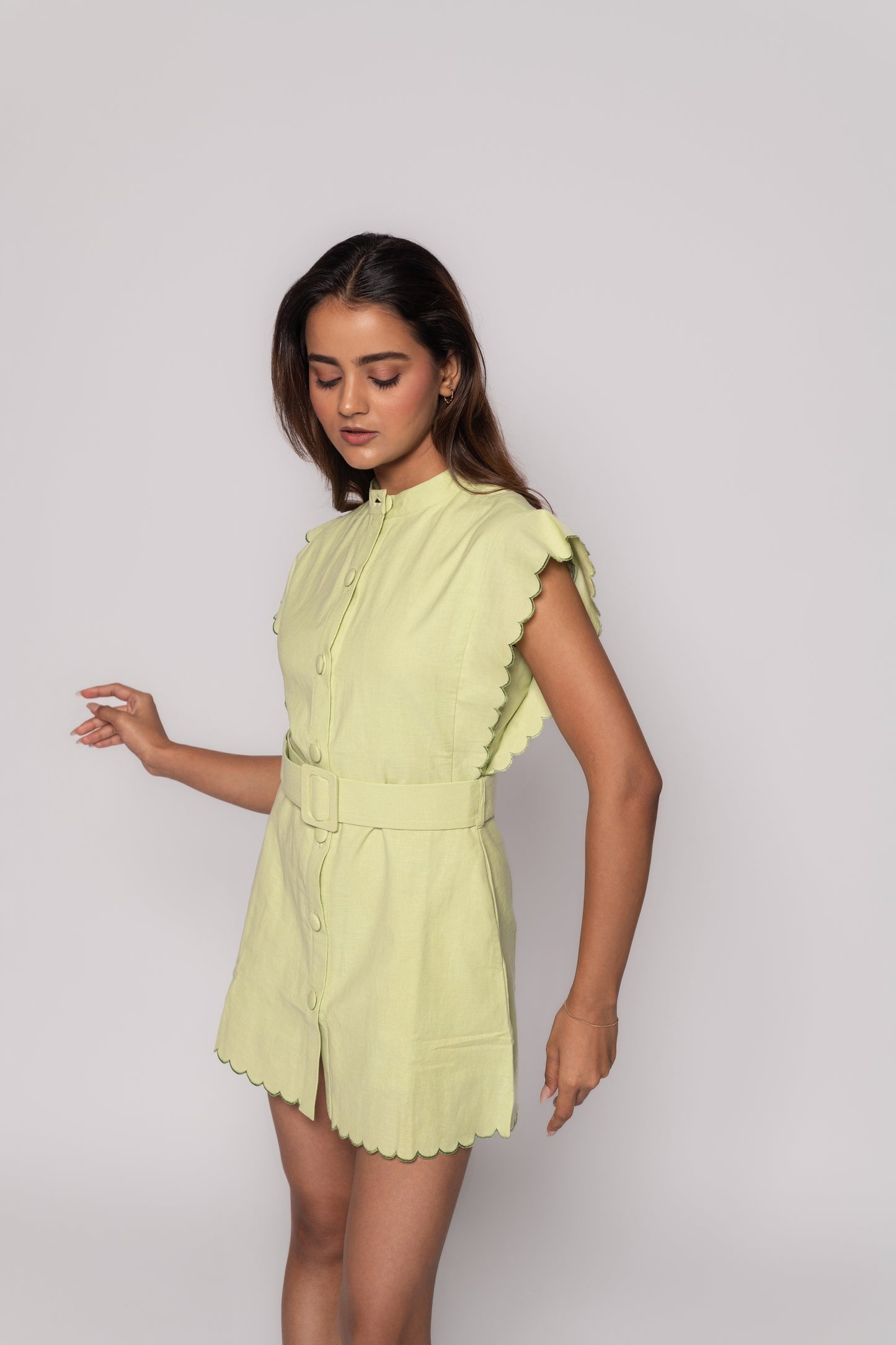 NAIA LINEN MINI DRESS