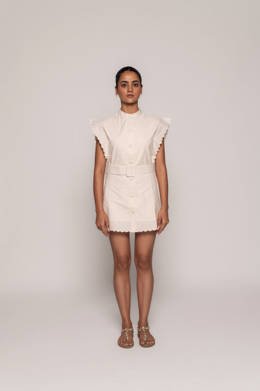 NAIA LINEN MINI DRESS